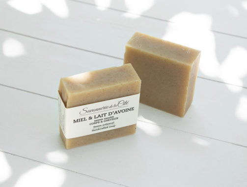 Miel & Lait d'avoine - savon corps & cheveux