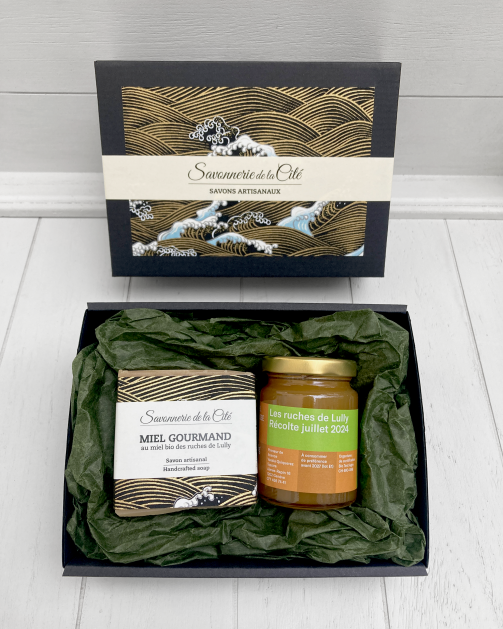 Coffret Trésor de la Ruche - papier doré