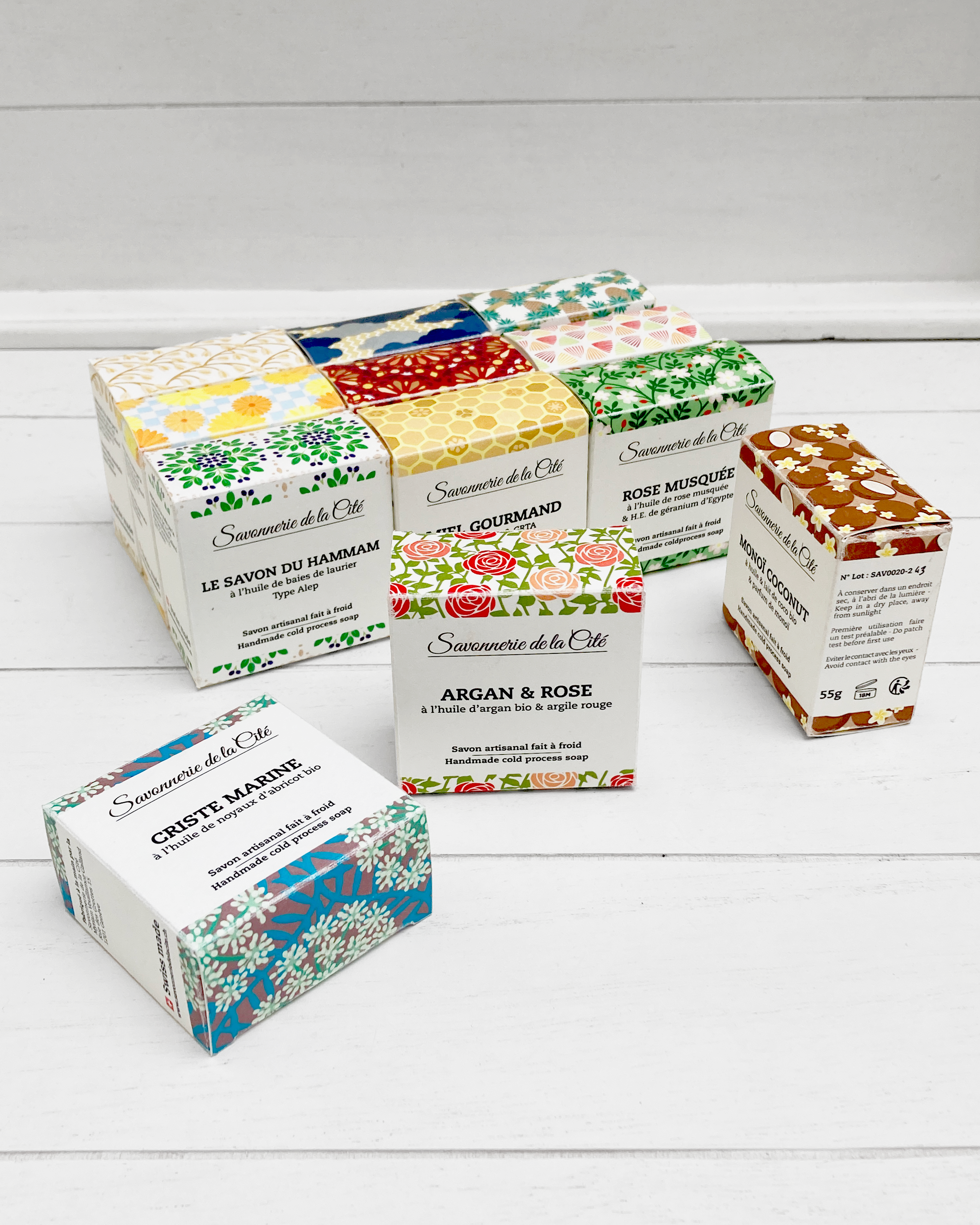 Savons 55g à CHF 8