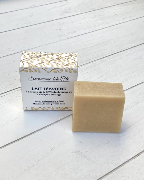Lait d'Avoine - Savon petit format avec emballage individuel - 55g