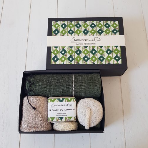 Le Coffret du Hammam - tons verts