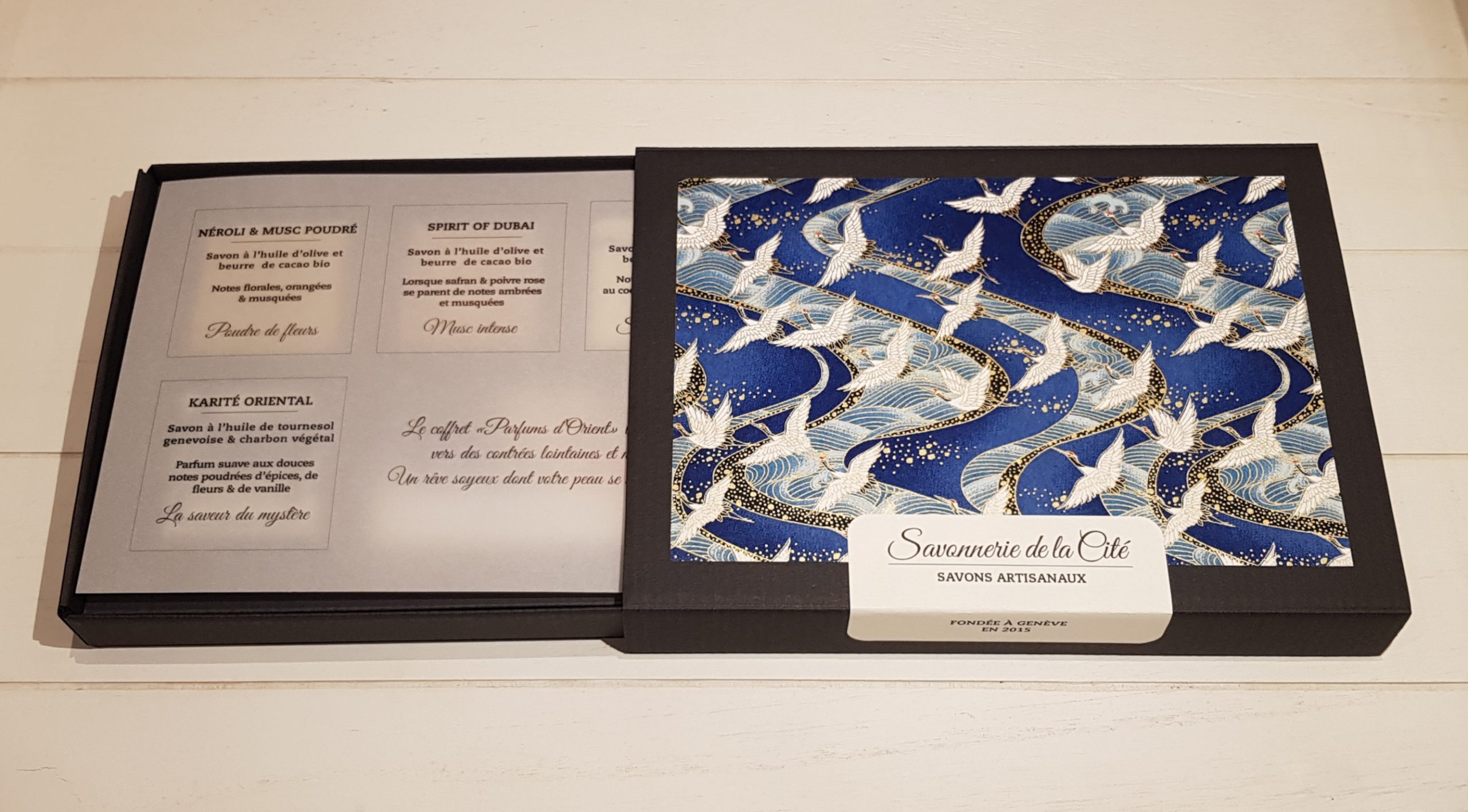 Coffret Parfums d'Orient - Vol de grues - bleu – Image 3