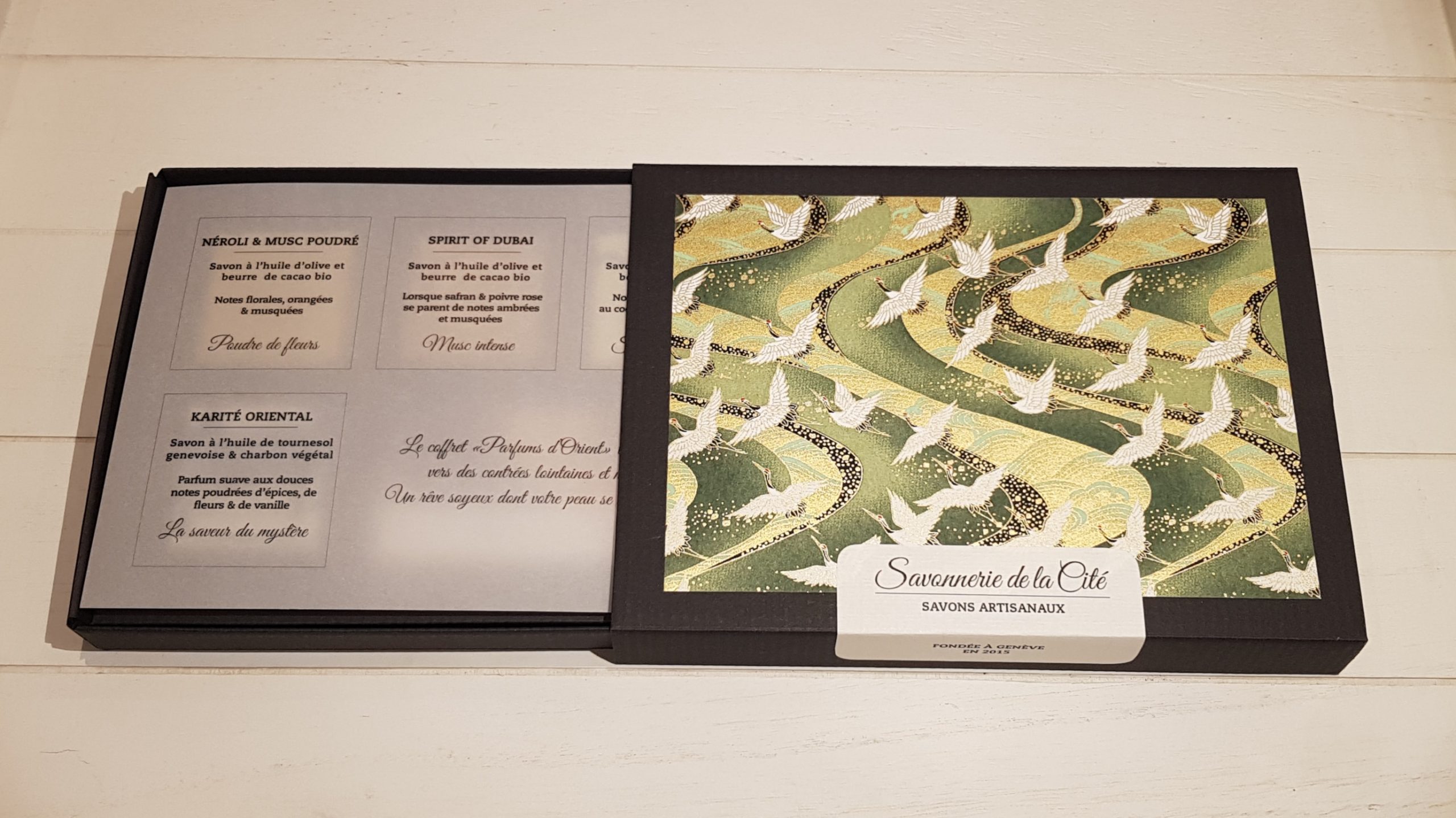 Coffret Parfums d'Orient - Vol de grues - vert – Image 4