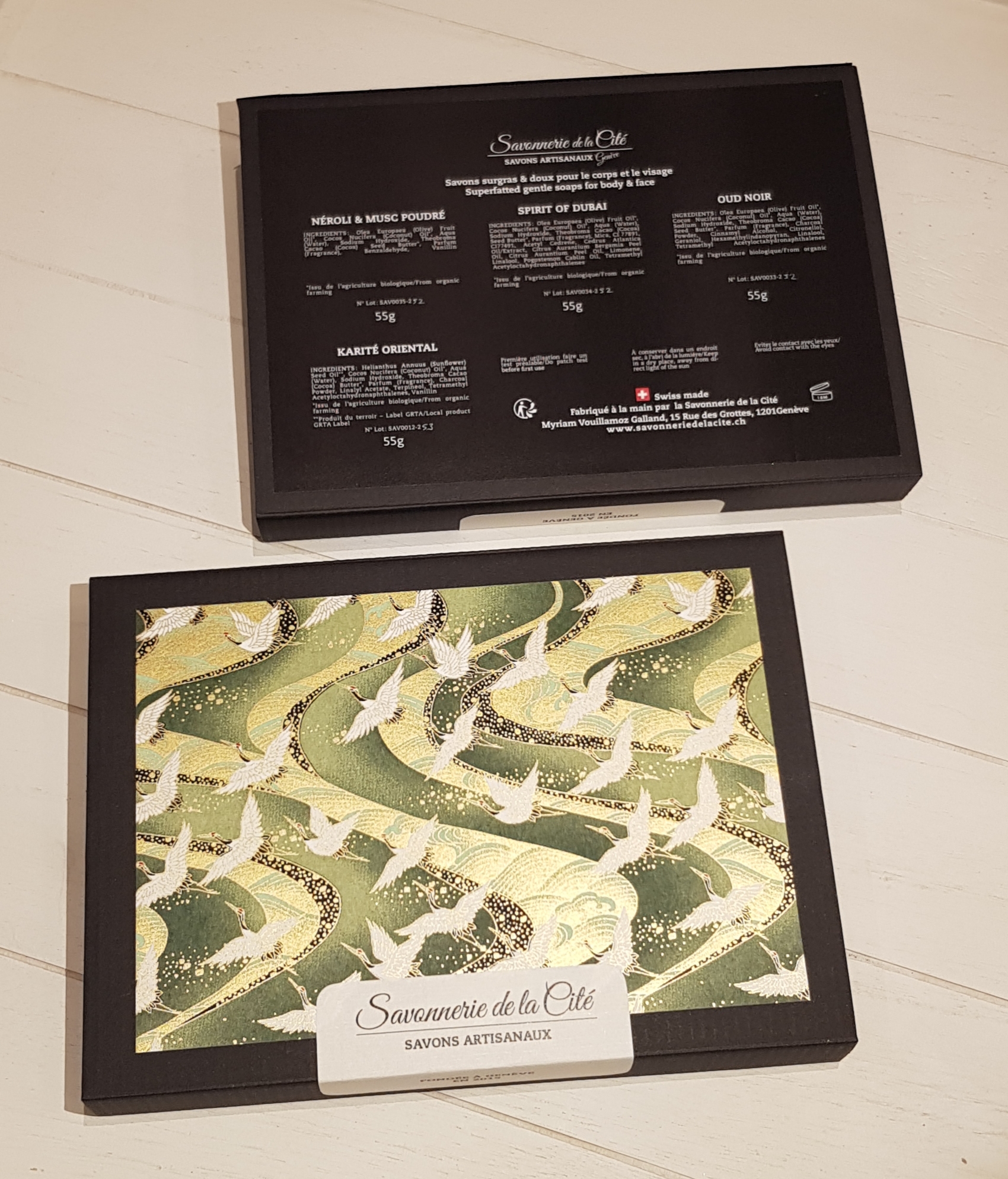 Coffret Parfums d'Orient - Vol de grues - vert – Image 3