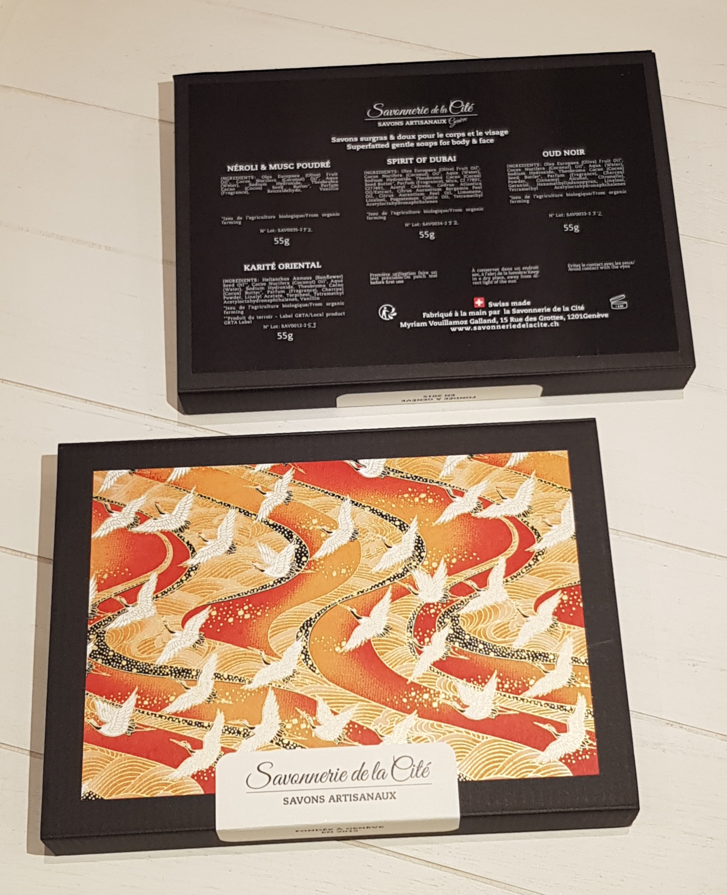 Coffret Parfums d'Orient - Vol de grues - rouge – Image 3