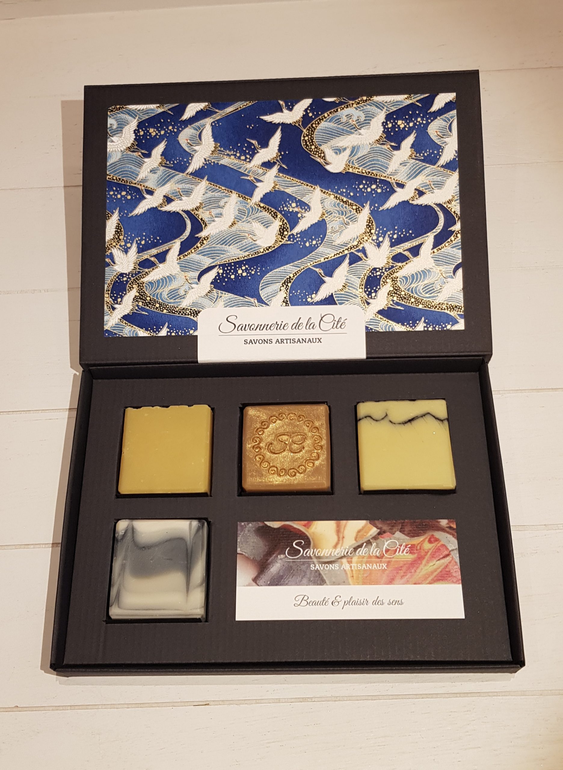 Coffret Parfums d'Orient - Vol de grues - bleu